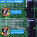 158GPH Small Aquarium Filter, UV Sterilizer for Aquarium for 10-45 Gallon Tank, Internal Pump for Turtle Betta Fish Tank Filter Silent 4-in-1 Green Killing Machine with Fish Tank Filters Deodorization