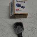 SmallRig Cold Shoe Adapter with Wind Muff Windshield for Sony ZV-1F / ZV-E10 / ZV-1 / ZV-E1 / ZV-1 II, Wind Furry for Light Microphone Attachment - 3526 (Black)