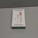 Momcozy Bottle Brush Kit, Innovative Push-Press Design for Better Cleaning - Baby Bottle Cleaner Brush for Baby Bottle, Breast Pumps, Nipples, and More - Can Generate Foam for Better Cleaning, Pink (Press Bubble Style)