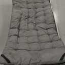 ZENPETIO Camping Cots for Adults, Portable Folding Sleeping Cot with Carry Bag, 1200D Double Layer Oxford Ultra Soft Cot Bed with Mattress, Tent Cot for Travel Office Hospital, Support 500lbs, Gray (Grey Frame + Grey Pad)