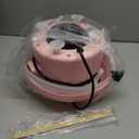 Cotton Candy Machine for Kids & Family, Mini Cotton Candy Maker with 10 Sticks & Sugar Scoop, Home Birthday Family Party Christmas Gift (Pink)