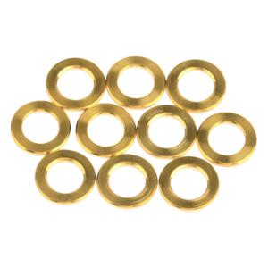 Titanium Ti M4 M5 Flat Washer Grade 5 Fit DIN912 Bolt Bicycle Brake Stem Bottle Cage Screws Pack of 10(Gold, M5)