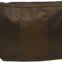Expandable Messenger Bag, Chocolate, One Size