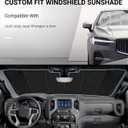 Pigenius Window Sun Shade Full Set for Jeep Wrangler 2018-2025, 4 Door - AstraGuard
