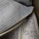 Gray Area Rug 6x9 Machine Washable Vintage Living Room Distressed Non Slip Carpet Traditional Indoor Bedroom Grey Retro Floral Accent Throw Large Rug for Office Kitchen Dining Room