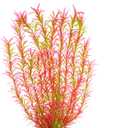 Aquarium Plastic Plants Large, Artificial Plastic Long Fish Tank Plants Decoration Ornaments Safe for All Fish 21 Inches Tall (J07 Pink)