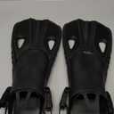 Snorkel Fins, Swim Fins Travel Size Short Adjustable for Snorkeling Diving Adult Men Women Open Heel Swimming Flippers