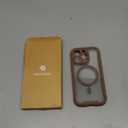 Miracase Magnetic for iPhone 16 Pro Case Full-Body Phone with Built-in Glass Screen Protector, [Compatible with MagSafe] Military Drop Proof 16 Pro Cover Bumper 6.3 inch, Gold Brown