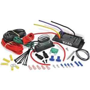 Flex-A-Lite Variable Speed Controller and Relay Kit with Thread-In Temperature Sensor, Fan Controller With Temperature Probe (31163), Black