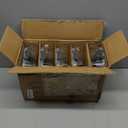 M MCIRCO [5-Packs, 36 Oz Glass Meal Prep Containers with Snap Locking Lids Glass Food Containers,Airtight Lunch Container,Microwave, Oven, Freezer and Dishwasher (4.5 Cup) (Gray)