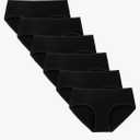 INNERSY Girls Cotton Underwear Teen Comfortable Panties Size 8-16 Briefs 6 Pack