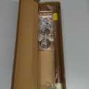 Closet Rods for Hanging Clothes, 17-28 Inch Heavy Duty and Stepless Adjustable Closet Poles, Stainless Steel Closet Hanging Rod for Wardrobes, Laundry Room, Bathroom, RV (Wood-Grain Finish)