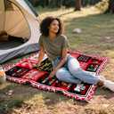 African American 21st Birthday Gifts for Her, Gifts for 21 Year Old Women Blanket 60"x50", 21st Birthday Decorations for Her, Afro-Americans Black Girl 21 Birthday Gift Ideas for Women