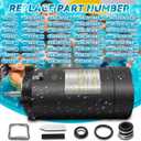 UST1152 Pool Pump Motor and Seal Kit 1.5 HP 56J Frame 115/230V 3450 RPM Single Speed Fit for Hayward Super Super II Max-Flow Northstar Jacuzzi Magnum Pentair Pinnacle SP2610X15 AST165 B229