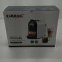 CHULUX Baf-Pro Espresso Machine, Mini Espresso Machine for Nespresso Original Capsules, Single Serve Coffee Machine for Home Espresso & Lungo Maker, Italian ODE 20 Bar Pump, Silver Drip Tray (Sliver Drip Tray)