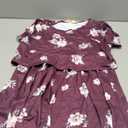 1 pc Ekouaer Womens Nursing TopMaternity Nursing Shirts Short Sleeve Maternity Breastfeeding Tee Shirts Medium, Brown 