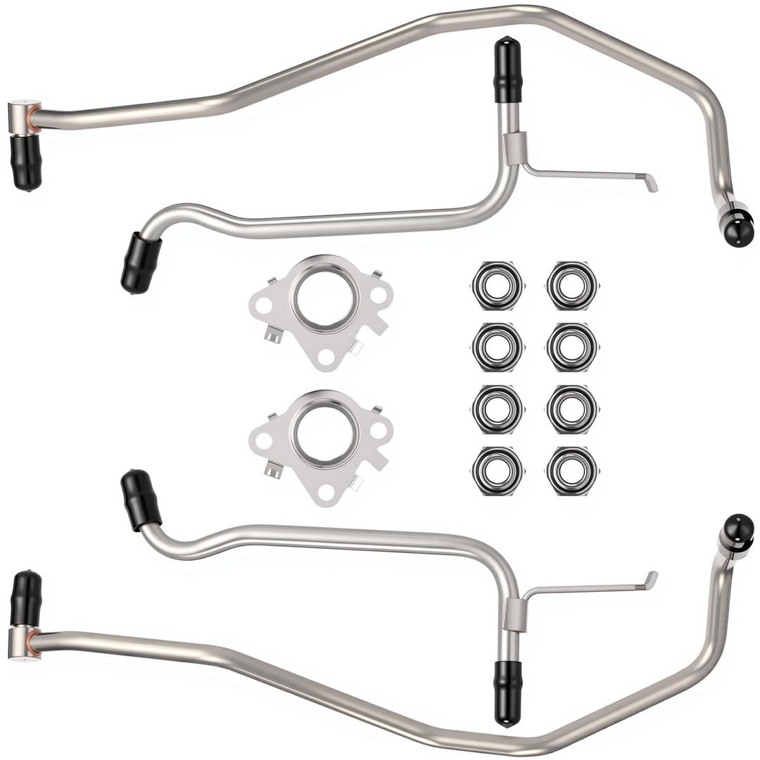 Outus 926-186 926-187 Turbo Coolant Line Kit Driver Side and Passenger Side Both Compatible with 2011-2016 F150, 2015-2021 Transit 150/250/350/350, 2015-2017 Expedition, 2015-2017 Lincoln Navigator
