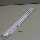 AIZESI 2 Pack Tension Curtain Rods for Windows 27 to 38 inch, Adjustable Expandable Pressure Spring Curtain Rods No Drilling, White Tension Rods for Bedroom Closet Door