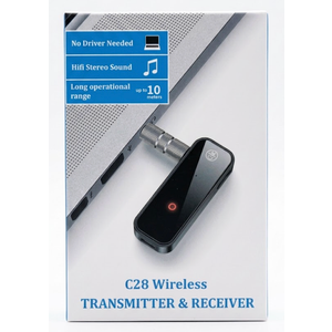 C 28 Wireless Transmitter & Receiver Blue Tooth New In Box GM Cell