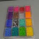 Perler Tropical Colors Fuse Bead Tray for Crafts, 4000pcs