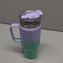 Meoky 32oz Tumbler with Handle, Stainless Steel Travel Mug with 2-in-1 Straw and Sip Lid, Vacuum Insulated Coffee Mug, 100% Leak Proof, Keeps Cold for 24 Hours or Hot for 8 Hours (Fairyland)