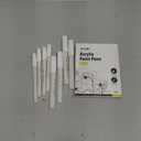 SFAIH Acrylic White Paint Pens - 8 Pack 2-3MM Medium Tip & 0.7MM Extra Fine Paint Marker for Rock Painting, Wood, Metal, Fabric, Plastic, Canvas, Glass, Ceramic, Diy Crafts, White Out Pen