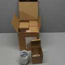 Clear Ice Cube Maker - 2.5" Ball - Stainless Steel Clear Ice Maker - Compact Design - for Whiskey, Cocktails, Bourbon - 8 PACK (Metallic-Round)