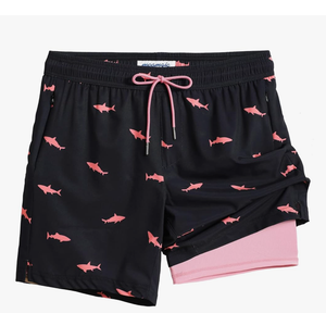 maamgic 2 in 1 Mens Swim Trunks 7 Inch Swim Shorts Swim Suits Board Shorts
 Size M