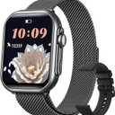 1.83" HD Smart Watch, 30 Days Battery Life, Sleep/Heart Rate/SpO2/Blood Pressure Monitor, Calls/Messages/Notifications, 5ATM 110+ Sports Modes Fitness Tracker Watch, for Women & Men/ Android & iPhone