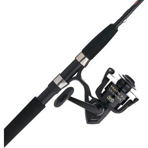 PENN 6'6" Wrath II Fishing Rod and Spinning Reel Combo, Size 2500, Medium Light Power, Extra Fast Action, Corrosion-Resistant Graphite Construction, Lightweight and Durable