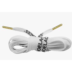 Loop King Laces 1 Pair Off White Style Shoe Laces with Gold Tips Size 120 cm