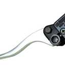 7/8" Left Front Brake Master Cylinder Brake Lever Compatible with Yamaha Suzuki Honda Kawasaki ATV 50cc 80cc 110cc 125cc 150cc 200cc 250cc GY6 Moped Dirt Bike Black & Chrome