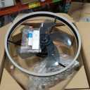 Ceiling Fans with Lights and Remote, 20'' Low Profile Ceiling Fan, 3000-6000K Dimmable Modern Flush Mount LED Fandelier, 6 Speeds Reversible DC Motor, Black Ceiling Fan for Bedroom Living Room