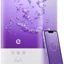 Humidifiers for Bedroom Large Room, Esemoil Smart WiFi Cool Mist Humidifiers for Baby, 3.5L Top Fill & 28dB Quiet, 40H Air Ultrasonic Diffuser with 8 Color Light, Voice Control, Compatible with Alexa (White/Purple)