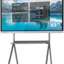 TouchWo 65" Touchscreen Monitor Smart Board, 4K Interactive Presentation Electronic Whiteboard with Android 11, Digital Signage Display for Office, Classroom,RAM 4GB+ ROM 32GB