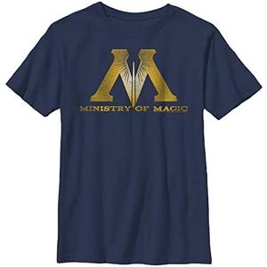WARNER BROS Harry Potter and The Order of The Phoenix Ministry of Magic Logo Boys Short Sleeve Tee Shirt, YS