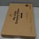 KeaBabies Toddler Pillow with Pillowcase, Jumbo 14X20 - Soft Organic Cotton Toddler Pillows for Sleeping - Machine Washable - Perfect for Travel, Toddler Bed Set (French Gray)