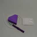 Lanzeyo Rechargeable Electric Diamond Painting Pen Vacuum Diamond Art Pen with Long Endurance Battery Electric Vacuum Pen with Beads Storage Tray for Gem Art Diamond Art Accessories (Purple)