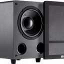 Monoprice Premium Select Subwoofer - 8-Inch Woofer, 200 Watt, 4 Ohm Nominal Impedance, Auto On/Off, Black