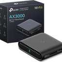 TP-Link Dual-Band Wi-Fi 6 AX3000 Travel Router TL-WR3002X | Multi-Gig Portable | OpenVPN, WireGuard | Easy Public WiFi Sharing | Hotel/Cruise/Travel Approved | Phone WiFi Tether | USB 3.0 | Multi-Mode