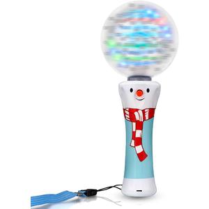 FlashingBlinkyLights Winter Wonderland Spinning Snowflake LED Light Up Wand