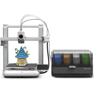 Anycubic Kobra 4 Combo FDM 3D Printer, Born 4 Color Multicolor Printing