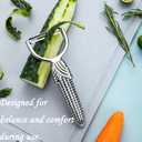 2 x 2 Packs Corn Vegetable Peelers for Kitchen,Durable Non-slip Handle Corn Cob Stripper Tool,Dishwasher Safe Kitchen Gadgets,Stainless Steel Sharp Peelers for Veggie,Fruit,Potato,Julienne,Carrot, Apple