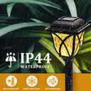GIGALUMI 6 Pack Solar Lights Outdoor Waterproof, LED Solar Garden Lights, Outdoor Decorations, Garden Decor for Yard, Patio, Landscape, Planter, Walkway (Warm White)