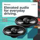 Pioneer G-Series TS-G4620S 4 x 6 2-Way Speakers (Pair)  210W Max, Balanced Sound + Smooth Treble, Great Stock Replacement, High-Efficiency Speaker Designed for OEM Power