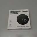 Banyaa Jar Opener Bottle Opener for Seniors with Arthritis - Under Cabinet Jar Opener for Weak Hands, Rotary Lid Opener, Easy Twist-Off Lids for Jars & Bottles, Original Kitchen Gadgets (Black)
