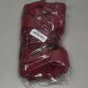 VFSHOW Womens Glitter Sweetheart V Neck Twist Front Backless Ruched Ruffle Slit Formal Evening Gown Maxi Dress (3X-Large, Sparkly Dark Red)