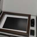 Frameo-Digital-Picture Frame 10.1 Inch Electronic-Digital Photo Frame with IPS Touch Screen HD Display, Smart WiFi Photos or Videos Farme via Free Frameo APP (Brown Wood Frame)