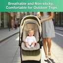 Baby Stroller Seat Liner for Most Stroller Models, Breathable Fabric Stroller Seat Liner Insert, Ensure Comfort and Support on The Go, Stroller Accessories for Toddler Aged 0-5 Years Old