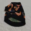 CooShou Pet Puppy Dog Halloween Sweater Cat Pumpkin Knitwear Clothes Costume with Cute Boo Pattern Halloween Sweater Coat for Kittens Small Dogs Cats S